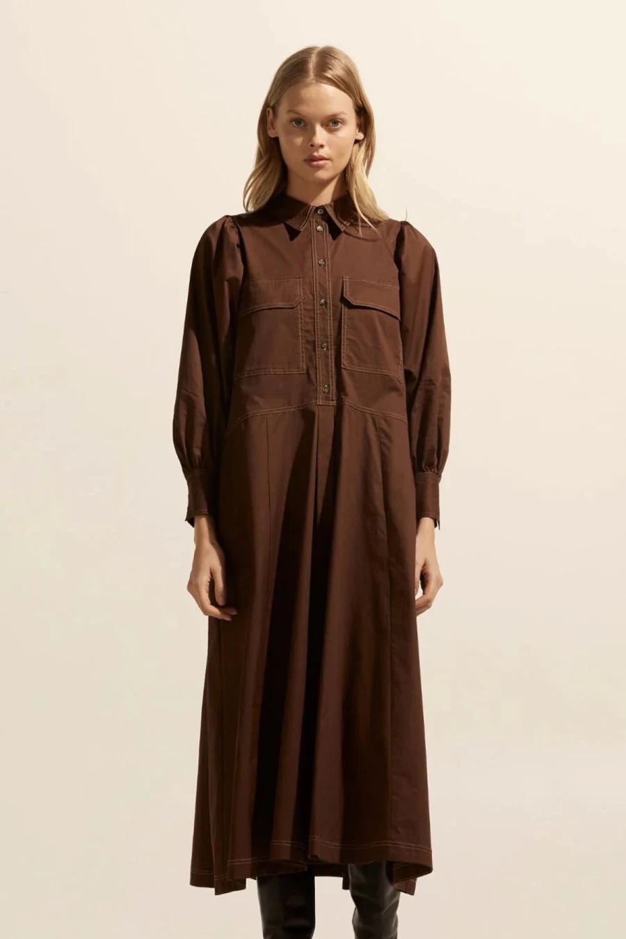 Clearance Zoe Kratzmann Recess Dress, Chocolate | Zoe Kratzmann