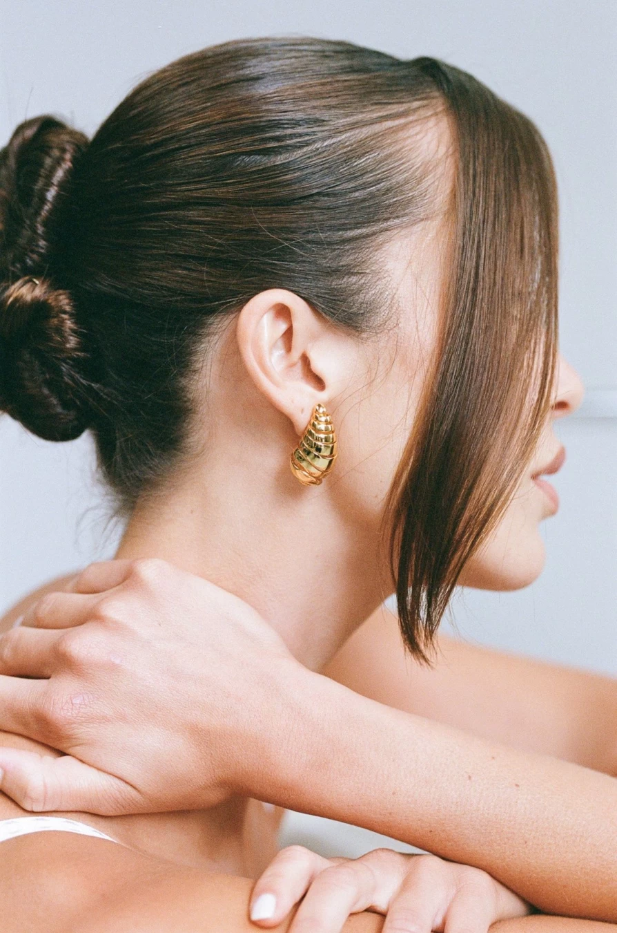 Hot Porter Blob Earrings, Spiral | Porter