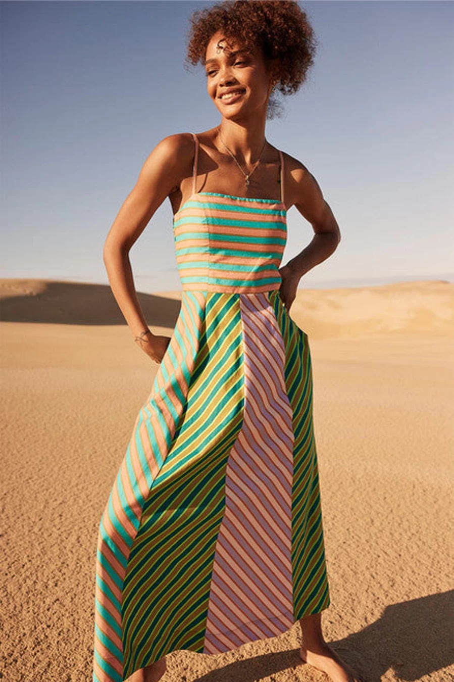 Best Bohemian Traders Candy Spliced Slip Dress | Bohemian Traders