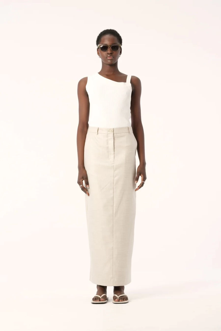 Online Elka Collective Mischa Knit Top, White | Elka Collective
