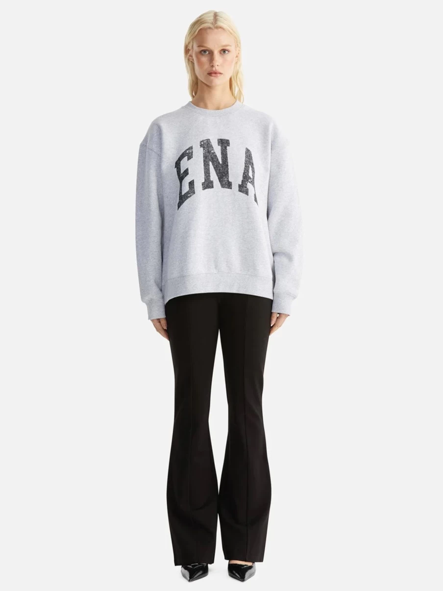 Clearance Ena Pelly Lilly Oversized Sweater, Mid Grey Marle | Ena Pelly