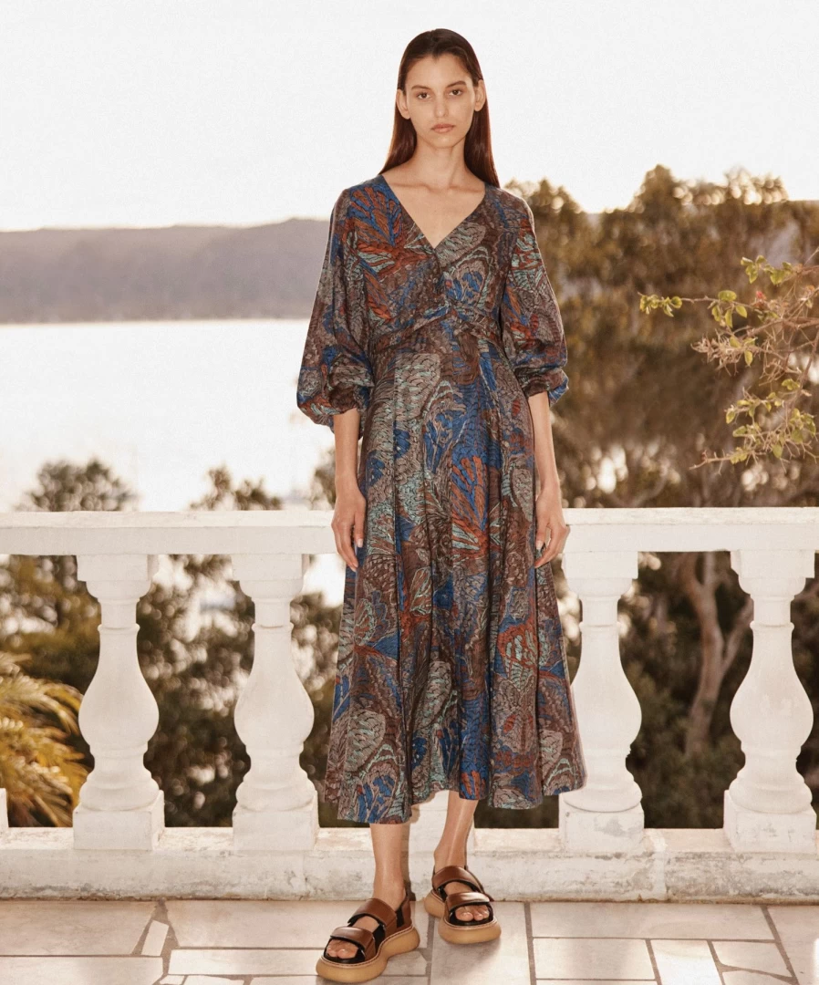 Wholesale Morrison Madeline Linen Midi Dress | Morrison